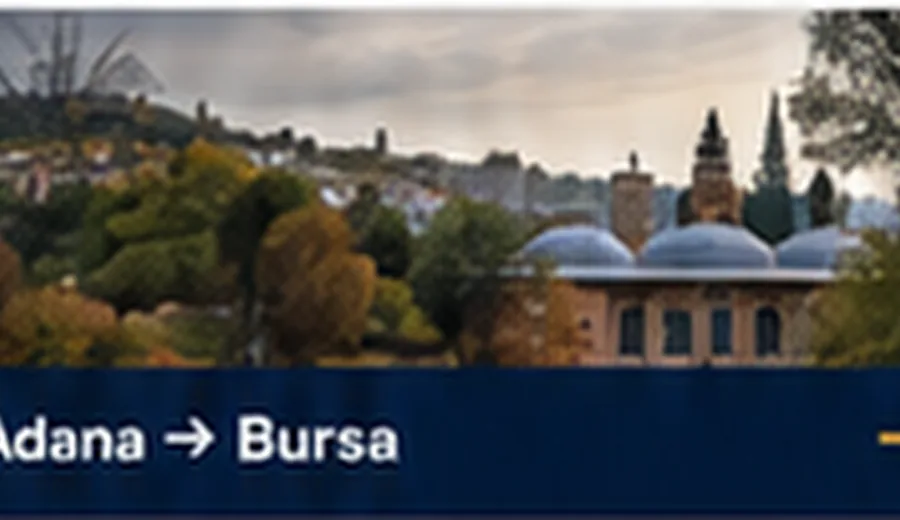 Adana Bursa şehirler arası nakliyat
